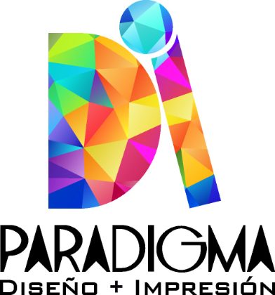 Logotipo de PARADIGMA. Diseño + Impresión, imprentas y artes gráficas en Telde